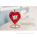 Candelabro de hierro forjado colgante Popular Love Heart